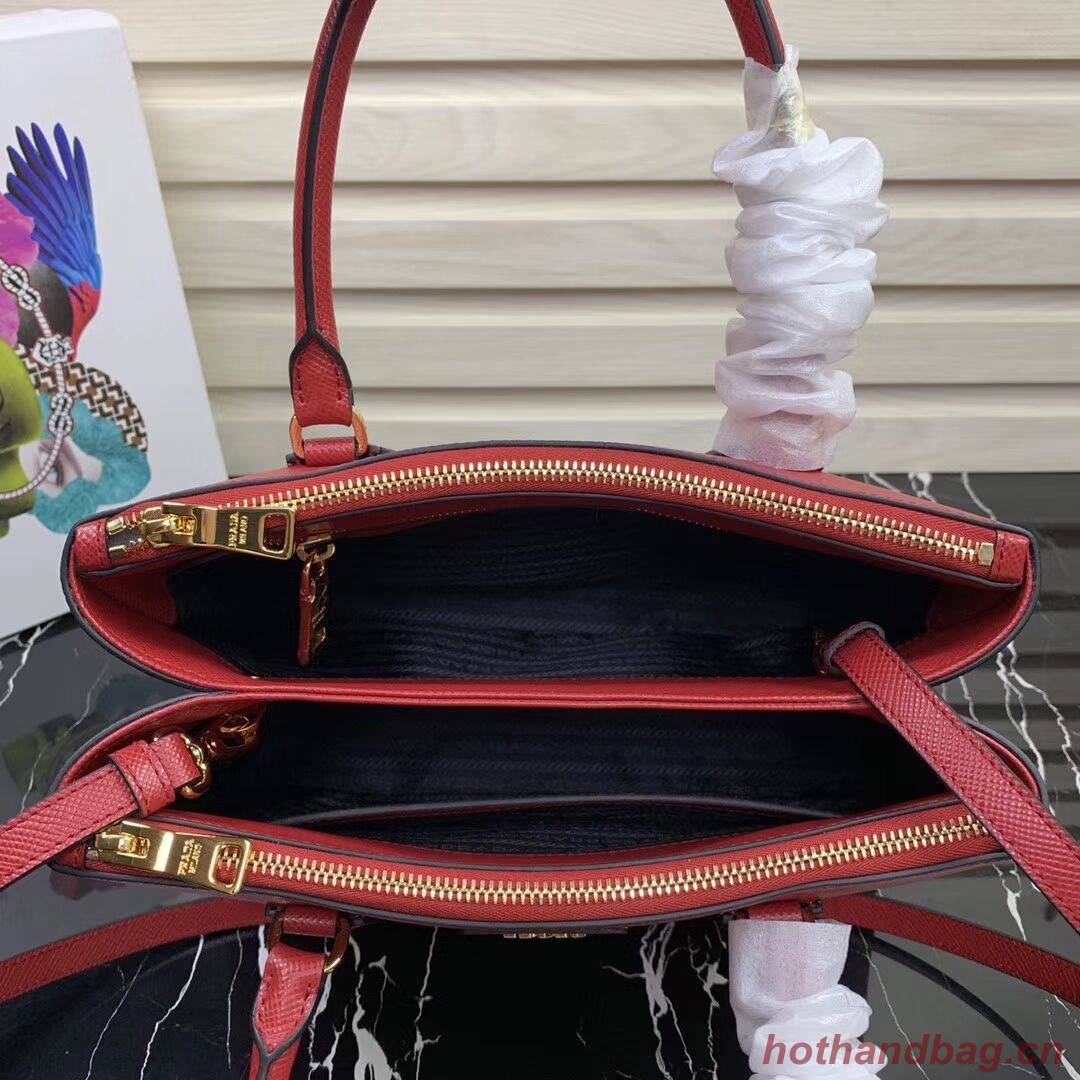 Prada Galleria Saffiano Leather Bag 1BA232 Red Prada Galleria Saffiano Leather Bag 1BA232 Red