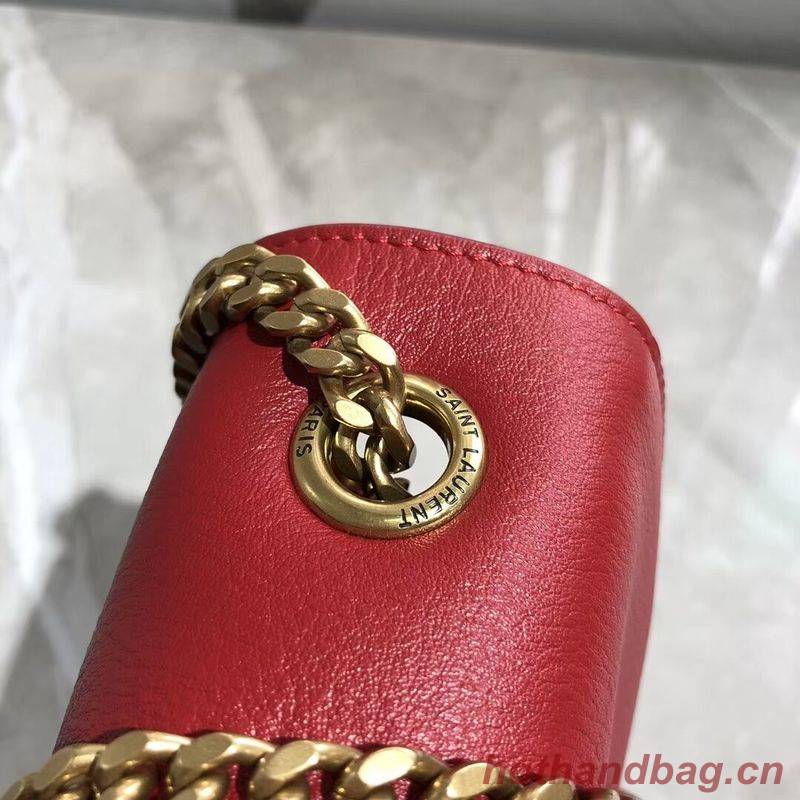 Yves Saint Laurent Double Skin Use Original Leather Shoulder Bag Y553804 Red Yves Saint Laurent Double Skin Use Original Leather Shoulder Bag Y553804 Red