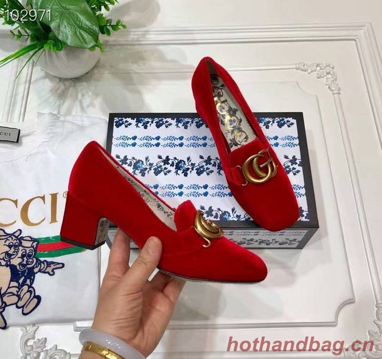 Gucci 5.5CM High Heels Shoes GG1562BL-6 Gucci 5.5CM High Heels Shoes GG1562BL-6