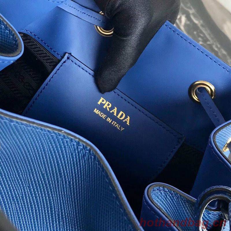 Prada Galleria Saffiano Leather Bag 1BE032 Blue Prada Galleria Saffiano Leather Bag 1BE032 Blue