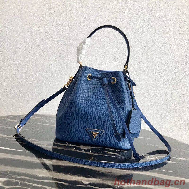 Prada Galleria Saffiano Leather Bag 1BE032 Blue Prada Galleria Saffiano Leather Bag 1BE032 Blue