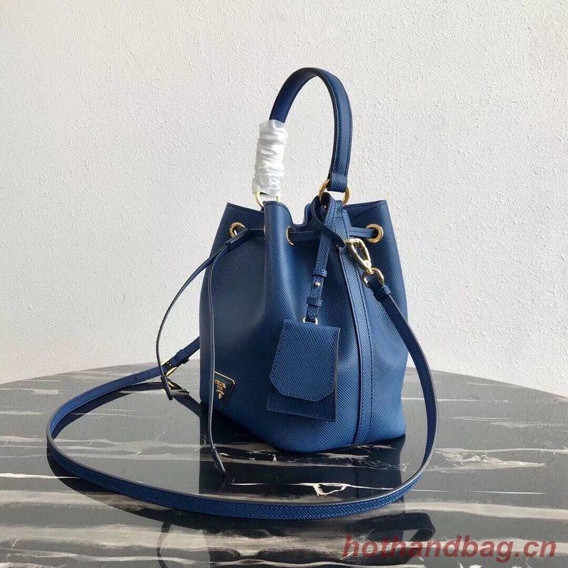 Prada Galleria Saffiano Leather Bag 1BE032 Blue Prada Galleria Saffiano Leather Bag 1BE032 Blue