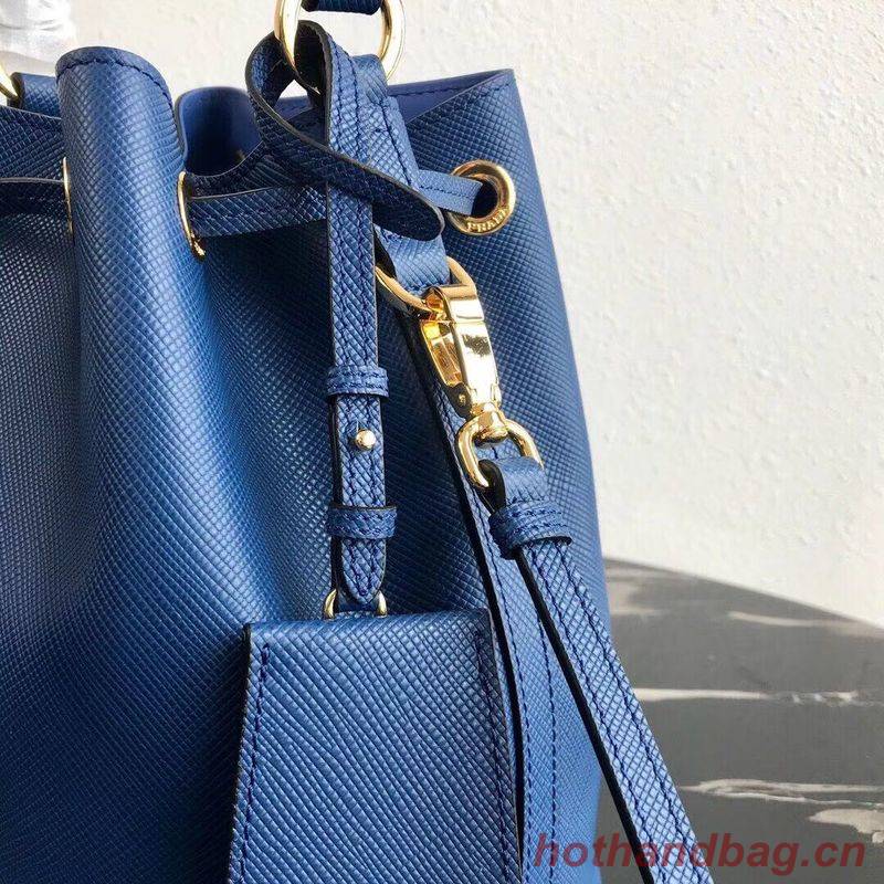 Prada Galleria Saffiano Leather Bag 1BE032 Blue Prada Galleria Saffiano Leather Bag 1BE032 Blue
