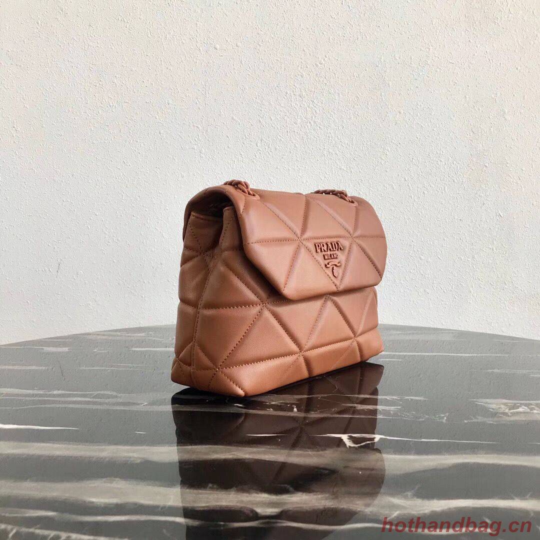 Small Prada Spectrum shoulder bag 1BD233 Brown Small Prada Spectrum shoulder bag 1BD233 Brown