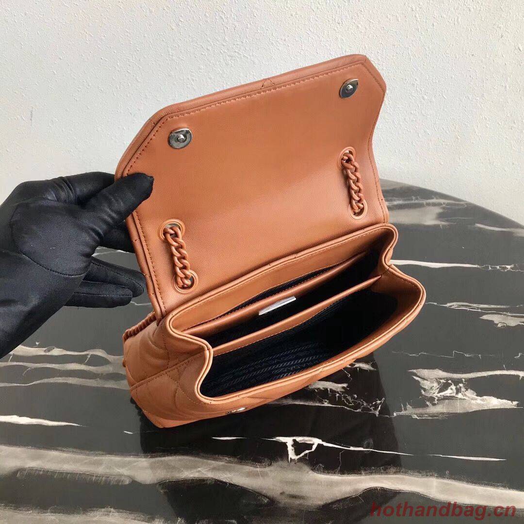 Small Prada Spectrum shoulder bag 1BD233 Brown Small Prada Spectrum shoulder bag 1BD233 Brown