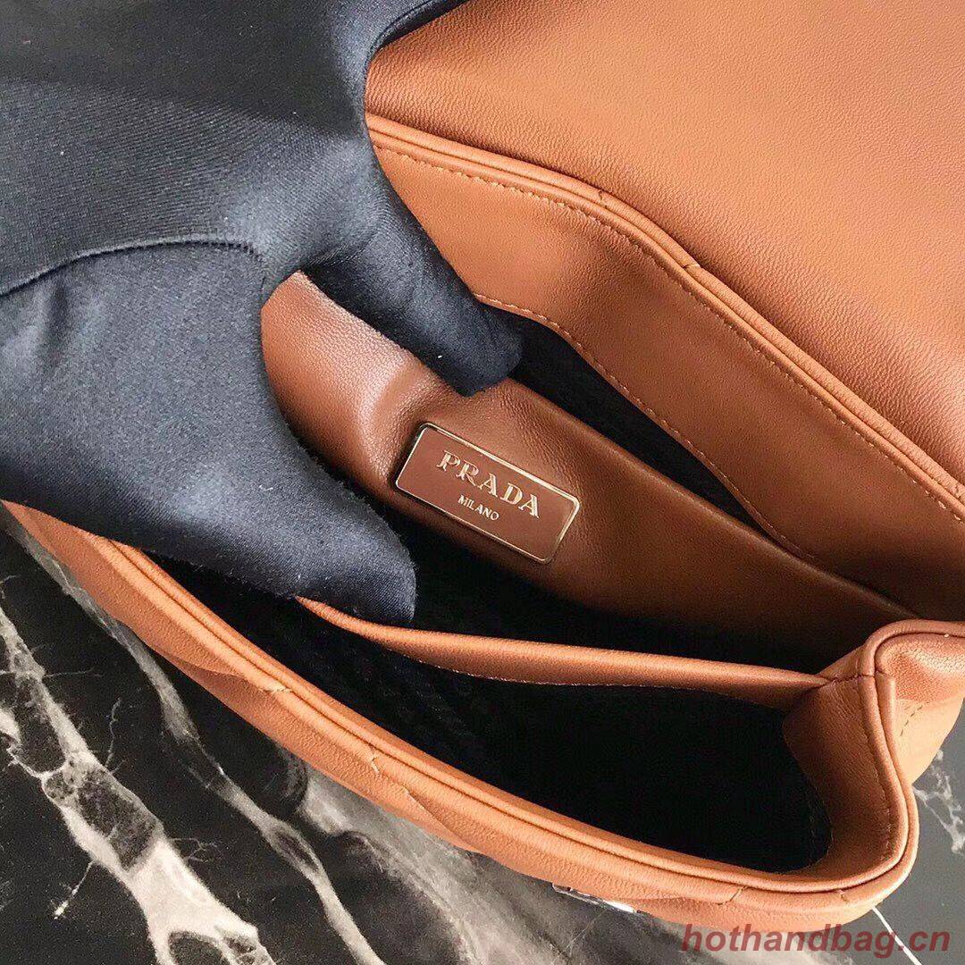 Small Prada Spectrum shoulder bag 1BD233 Brown Small Prada Spectrum shoulder bag 1BD233 Brown