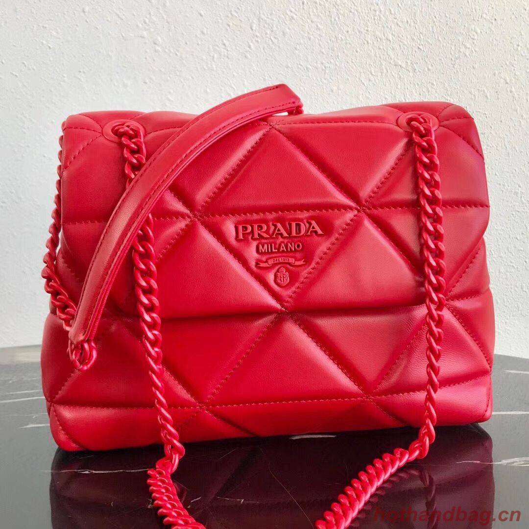 Small Prada Spectrum shoulder bag 1BD233 Red Small Prada Spectrum shoulder bag 1BD233 Red