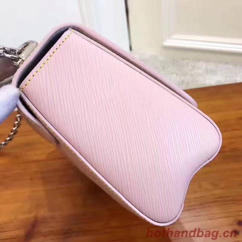 Louis vuitton original epi leather TWIST MM M50332 pink