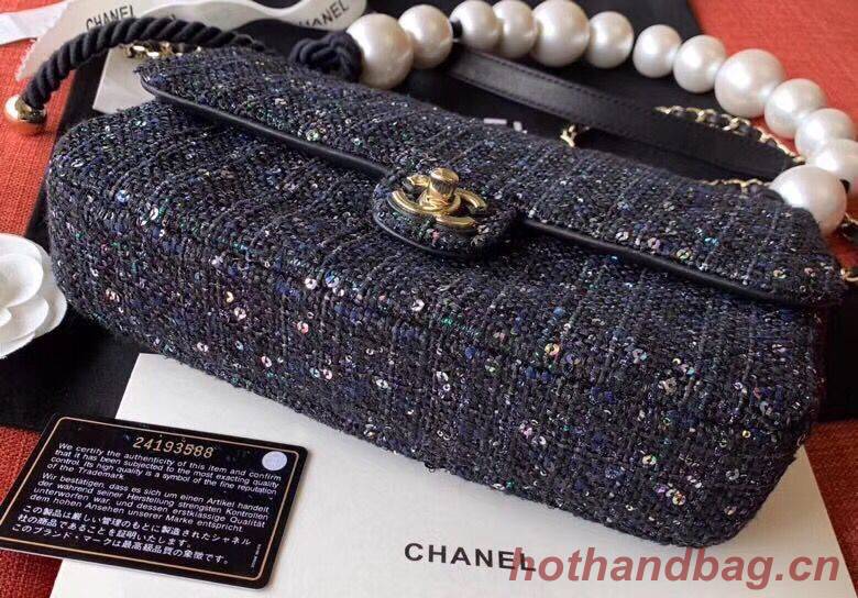 Chanel Original Pearl Shoulder Strap Bag A1112 Black Chanel Original Pearl Shoulder Strap Bag A1112 Black
