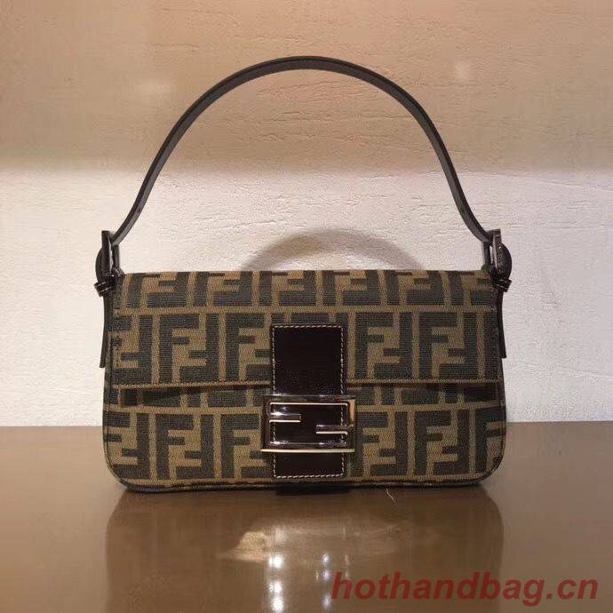 FENDI Vintage BAGUETTE Shoulder Bag 83018 Brown FENDI Vintage BAGUETTE Shoulder Bag 83018 Brown
