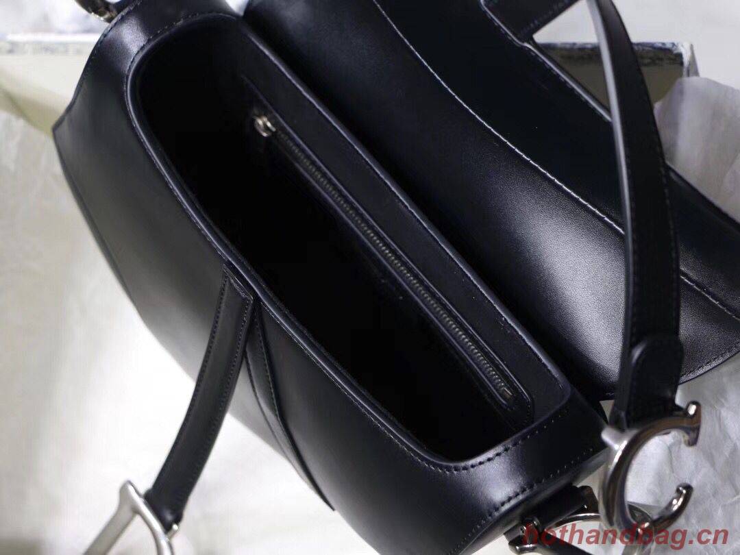 Dior BLACK SADDLE SOFT CALFSKIN BAG M0446V Dior BLACK SADDLE SOFT CALFSKIN BAG M0446V