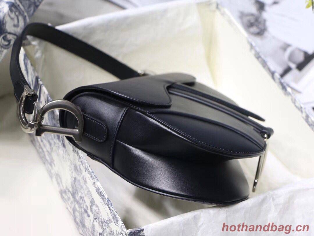 Dior BLACK SADDLE SOFT CALFSKIN BAG M0446V Dior BLACK SADDLE SOFT CALFSKIN BAG M0446V