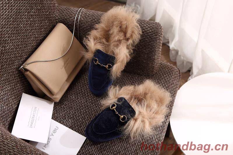 Gucci Slipper GG153590 Navy Gucci Slipper GG153590 Navy