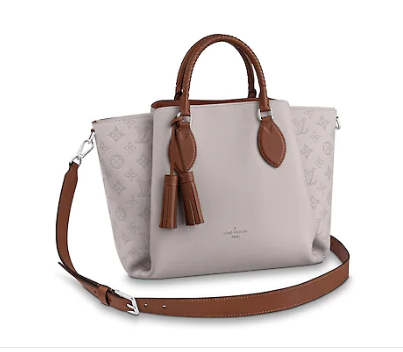 Louis Vuitton original Mahina Leather HAUMEA M55553 Brume Grey Louis Vuitton original Mahina Leather HAUMEA M55553 Brume Grey
