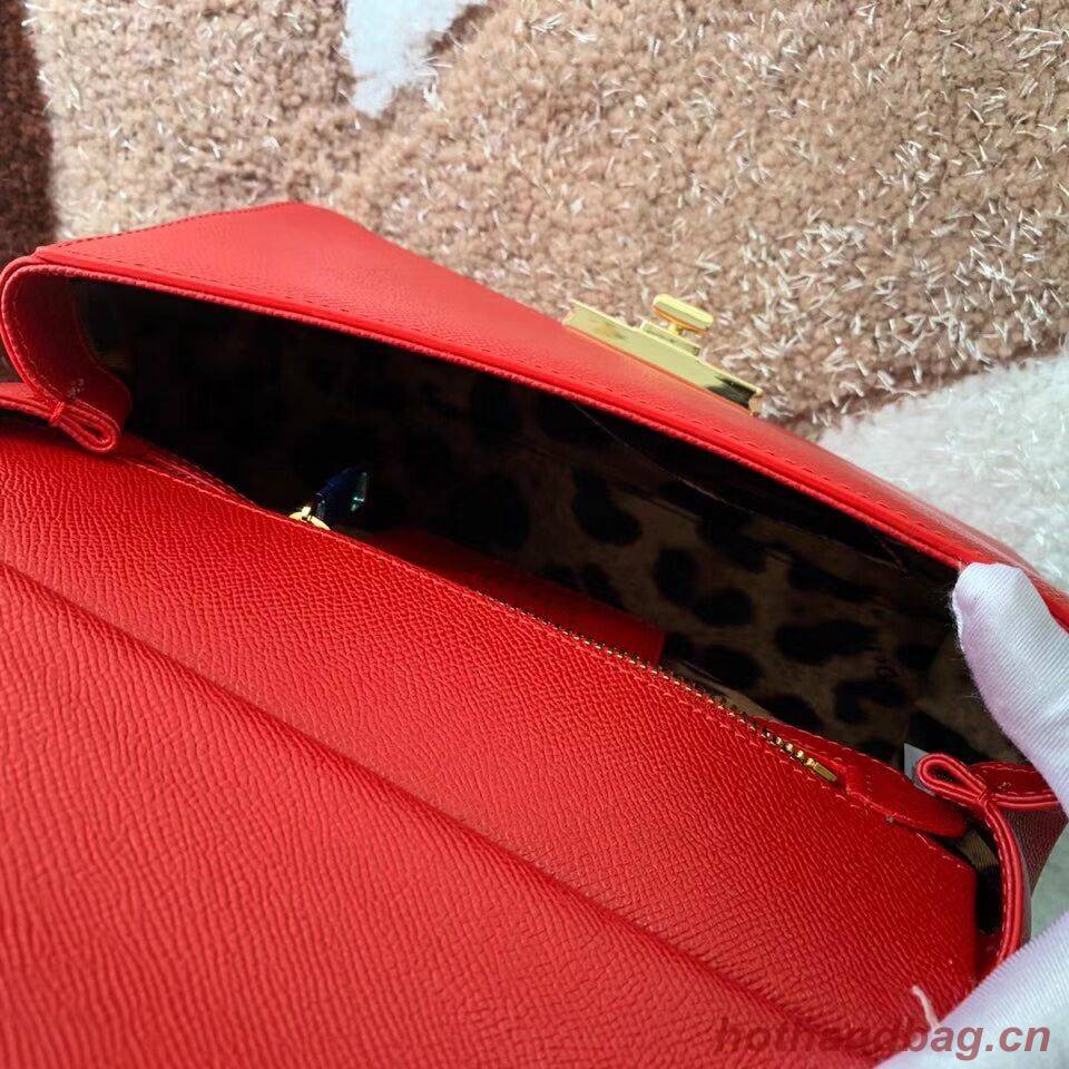Dolce & Gabbana Origianl Leather Bag 4131 red Dolce & Gabbana Origianl Leather Bag 4131 red