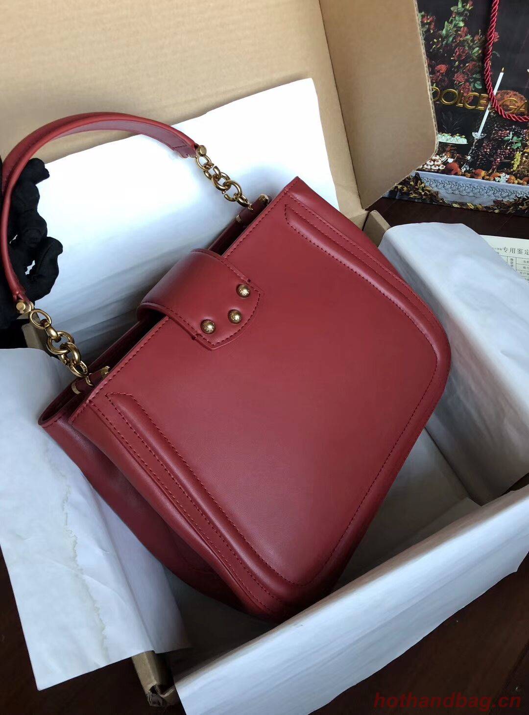 Dolce & Gabbana Origianl Leather Bag 4918 Burgundy Dolce & Gabbana Origianl Leather Bag 4918 Burgundy