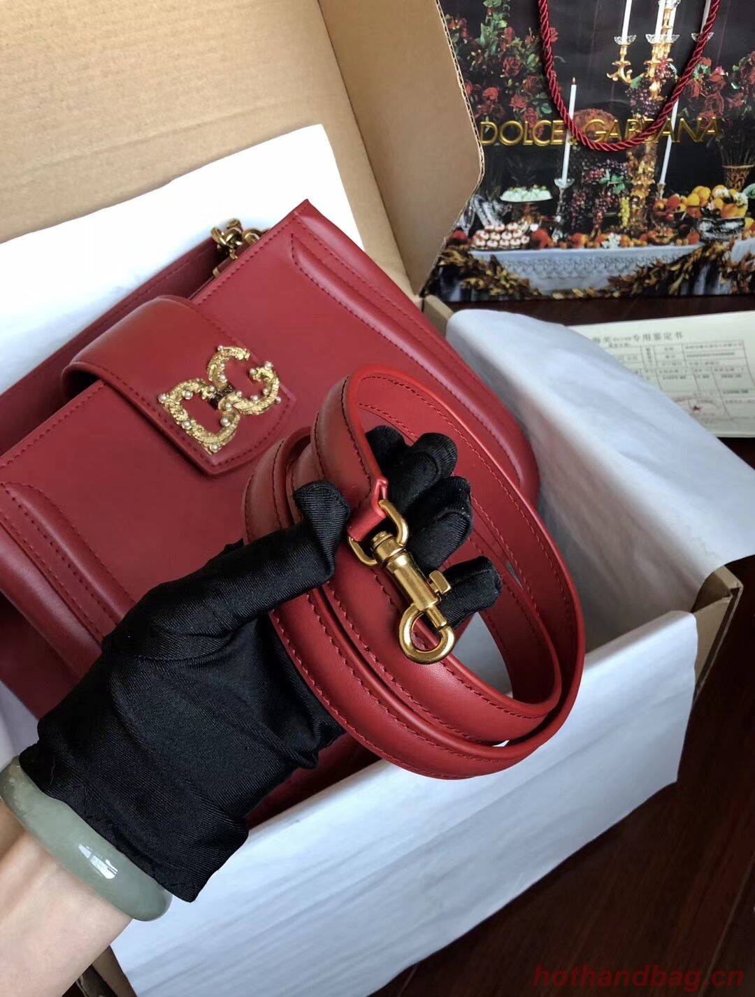 Dolce & Gabbana Origianl Leather Bag 4918 Burgundy Dolce & Gabbana Origianl Leather Bag 4918 Burgundy