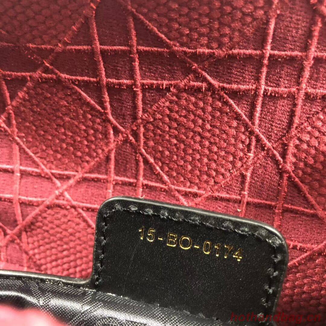 LADY DIOR TOTE BAG IN EMBROIDERED CANVAS C4532 Bordeaux LADY DIOR TOTE BAG IN EMBROIDERED CANVAS C4532 Bordeaux