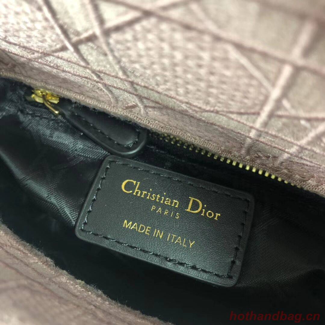 MINI LADY DIOR TOTE BAG IN EMBROIDERED CANVAS C4531 pink MINI LADY DIOR TOTE BAG IN EMBROIDERED CANVAS C4531 pink