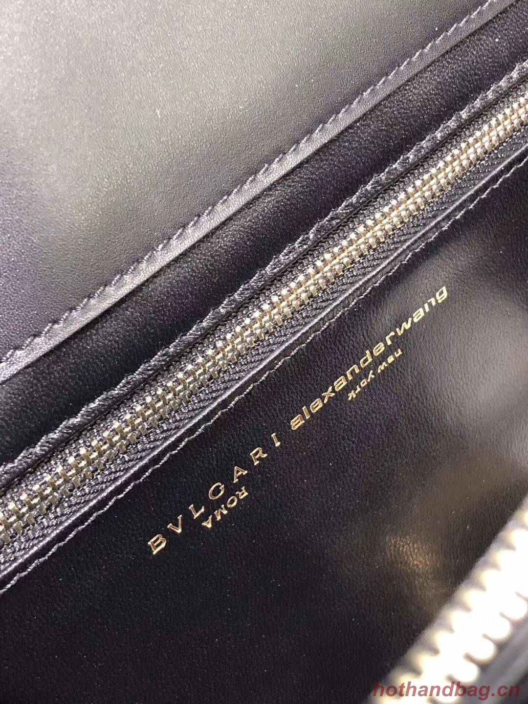 BVLGARI Serpenti Forever leather shoulder bag B288620 black BVLGARI Serpenti Forever leather shoulder bag B288620 black