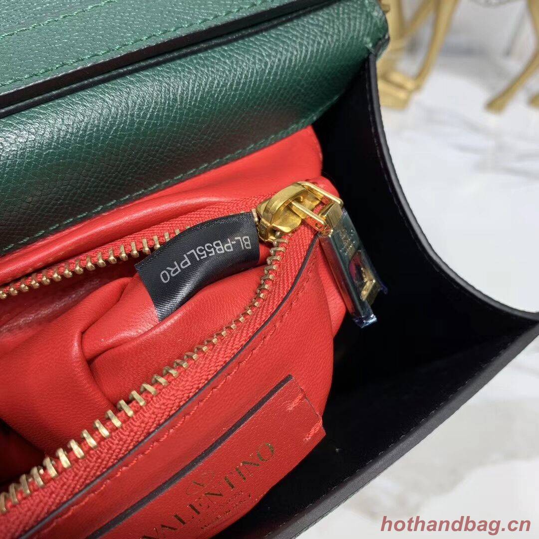 VALENTINO Origianl leather Tote Bag V0025 Blackish green VALENTINO Origianl leather Tote Bag V0025 Blackish green