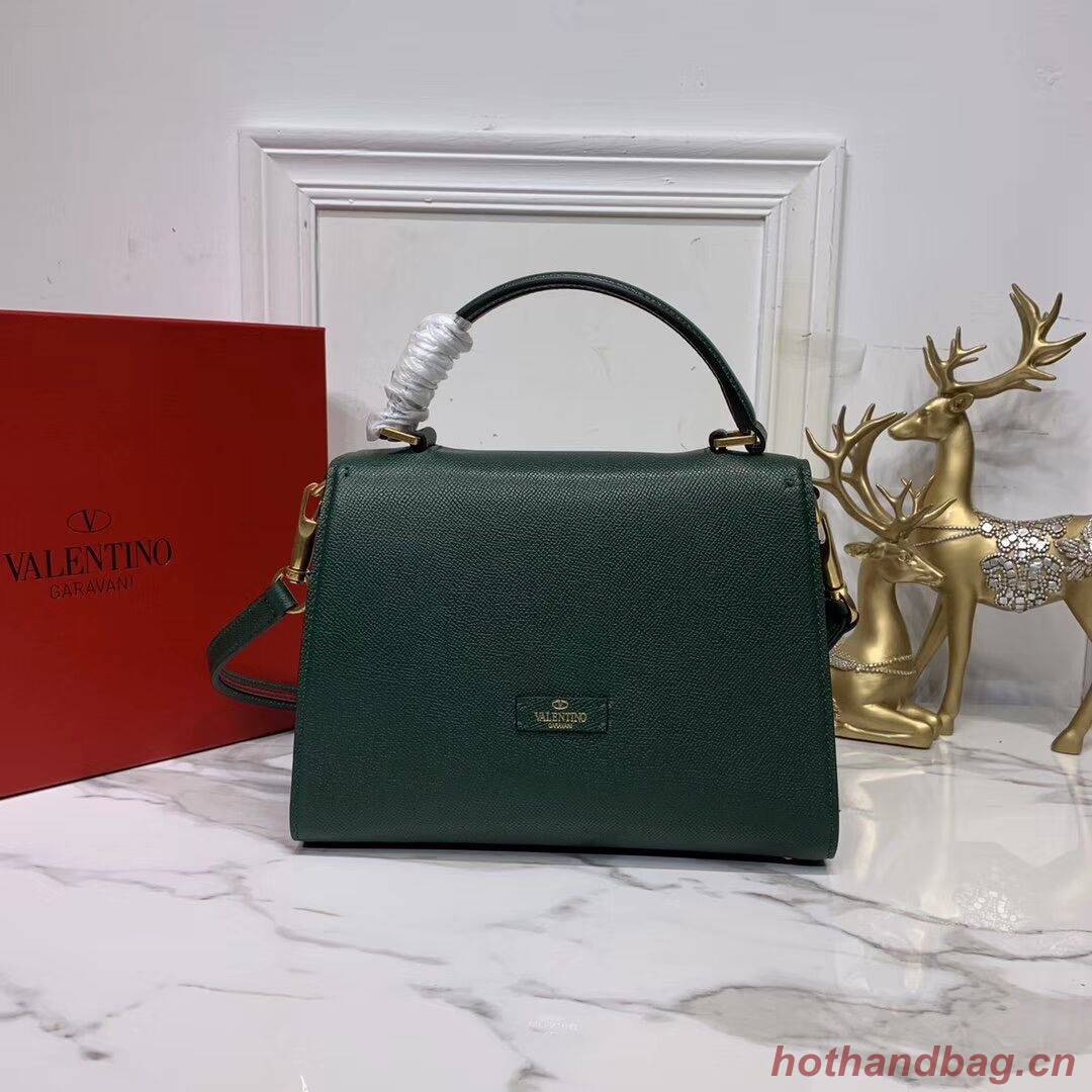 VALENTINO Origianl leather Tote Bag V0025 Blackish green VALENTINO Origianl leather Tote Bag V0025 Blackish green