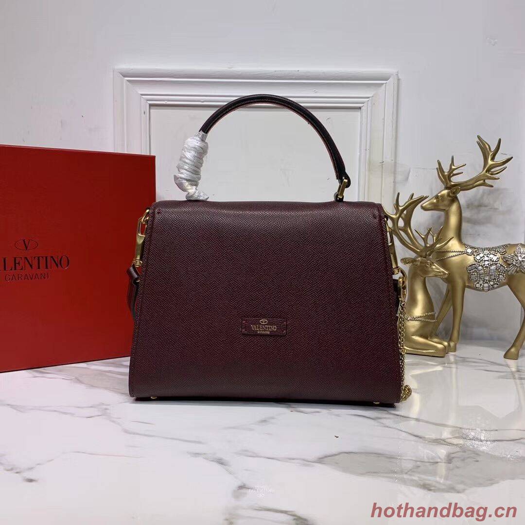 VALENTINO Origianl leather Tote Bag V0025 Burgundy VALENTINO Origianl leather Tote Bag V0025 Burgundy