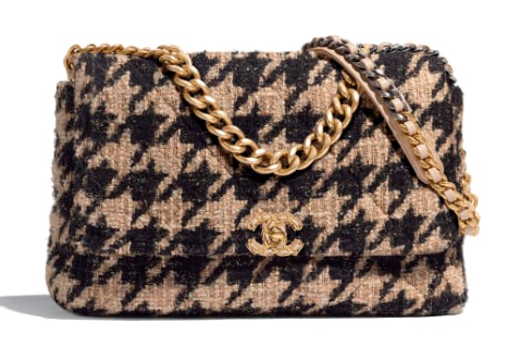 CHANEL 19 Flap Bag AS1162 apricot&black CHANEL 19 Flap Bag AS1162 apricot&black