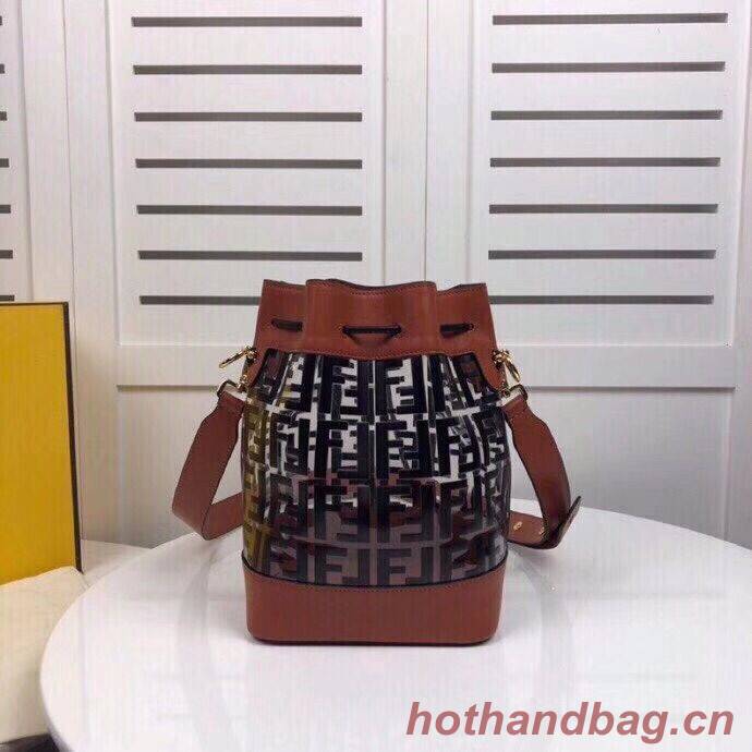 Fendi MON TRESOR leather bag 8BT298A black Fendi MON TRESOR leather bag 8BT298A black