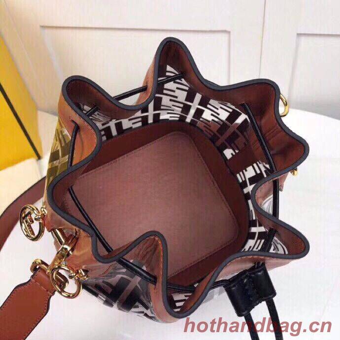 Fendi MON TRESOR leather bag 8BT298A black Fendi MON TRESOR leather bag 8BT298A black