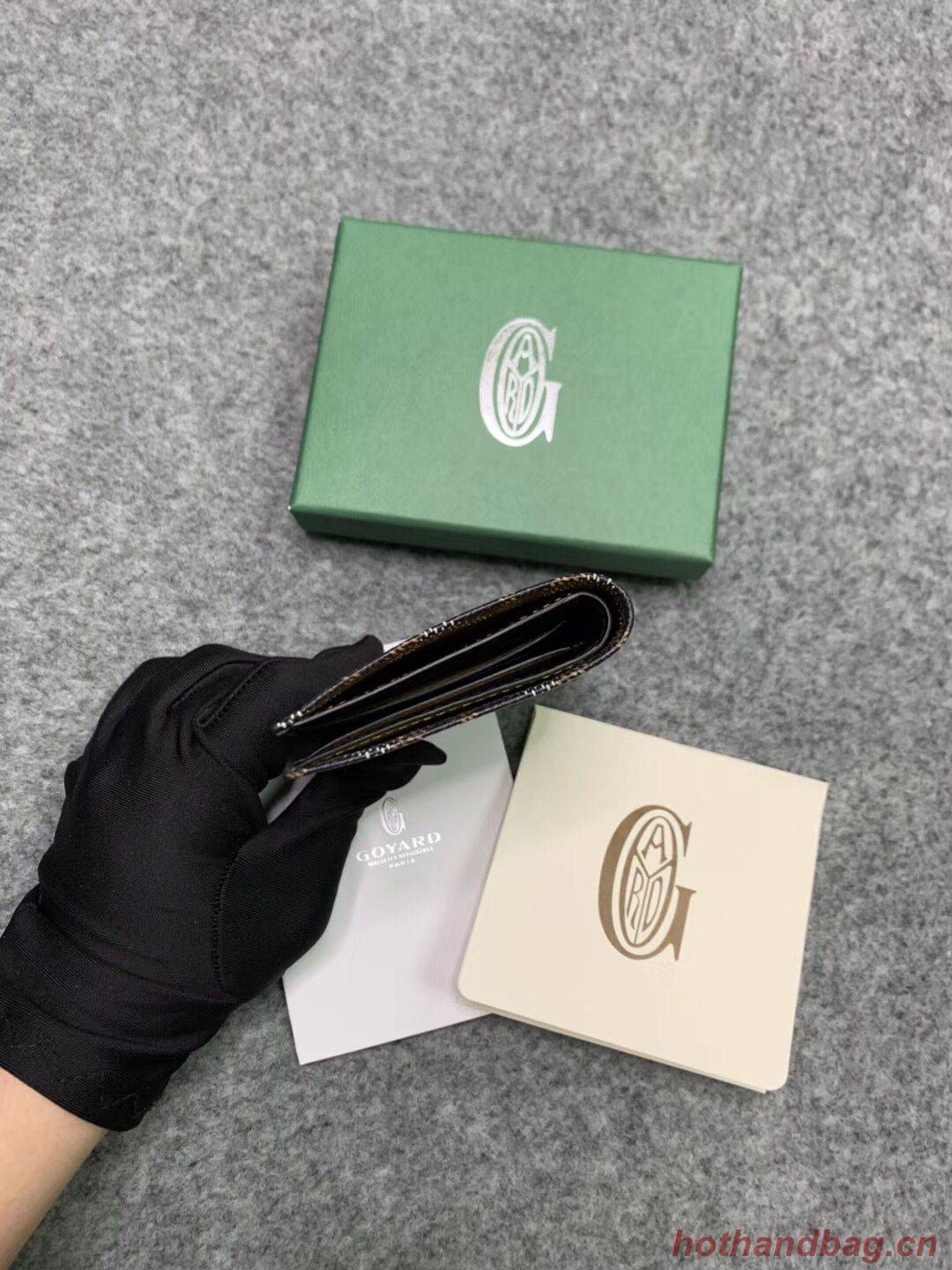 Goyard Wallet 9982 black Goyard Wallet 9982 black