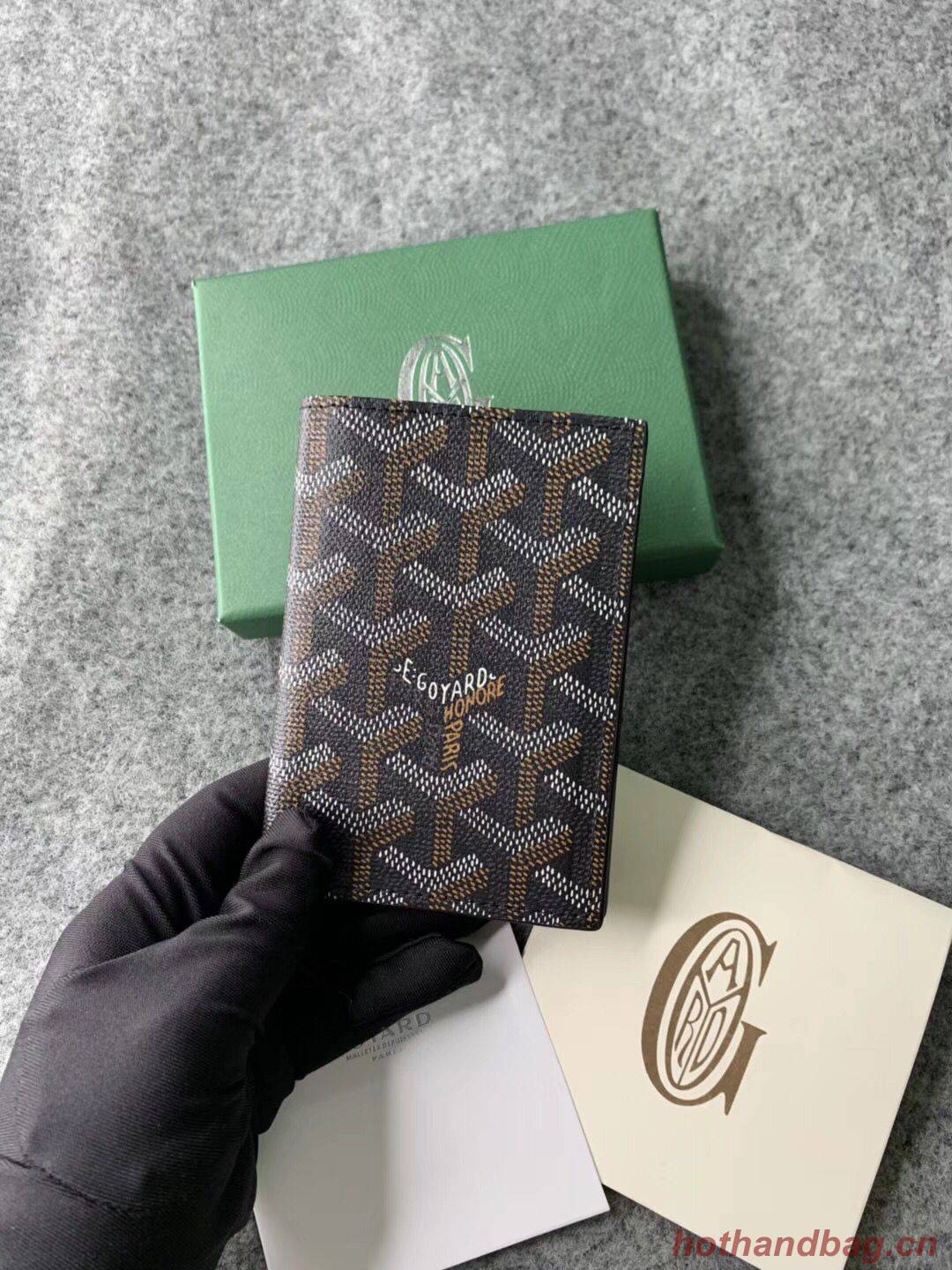Goyard Wallet 9982 black Goyard Wallet 9982 black