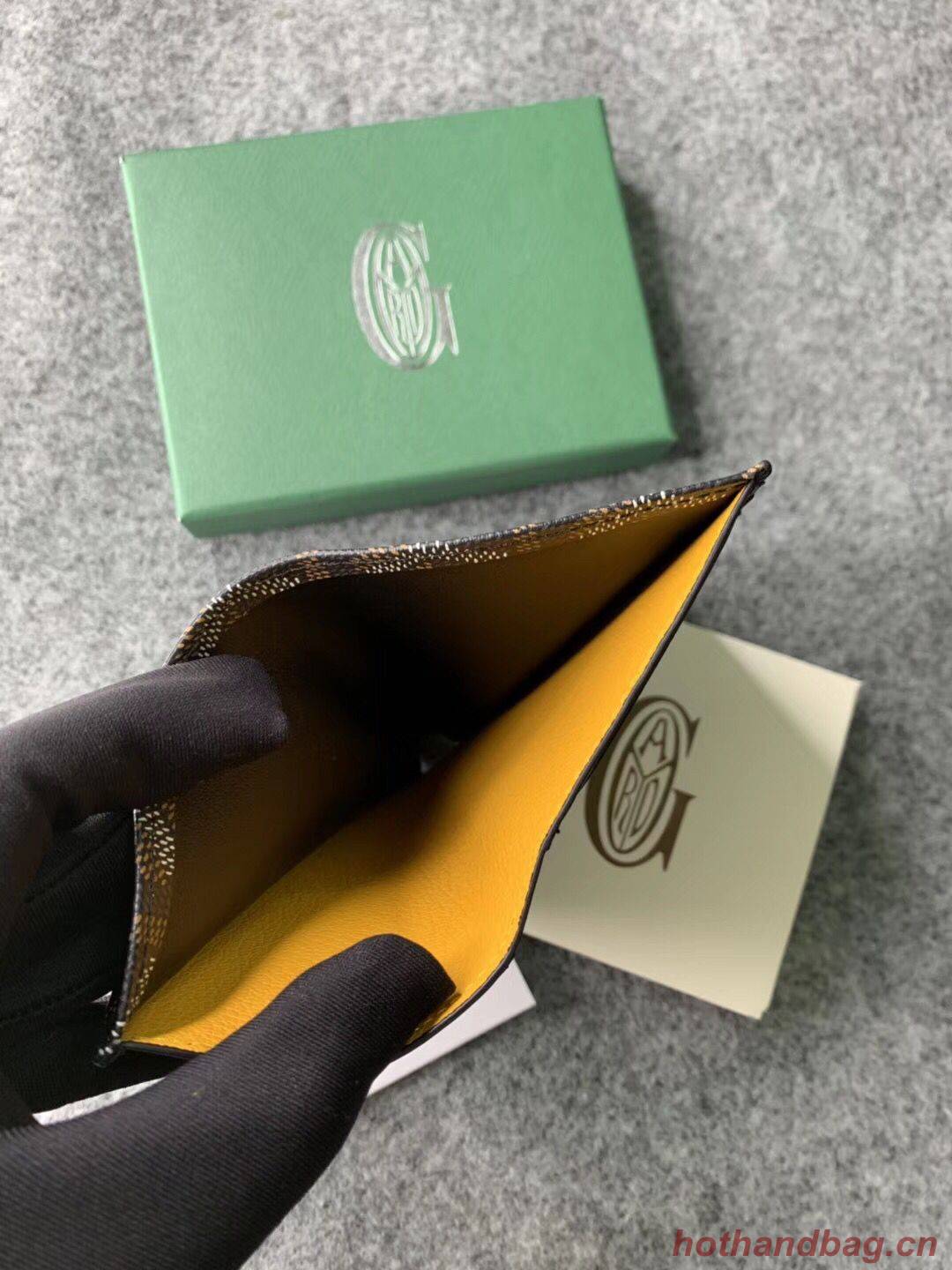 Goyard Wallet 9982 black Goyard Wallet 9982 black