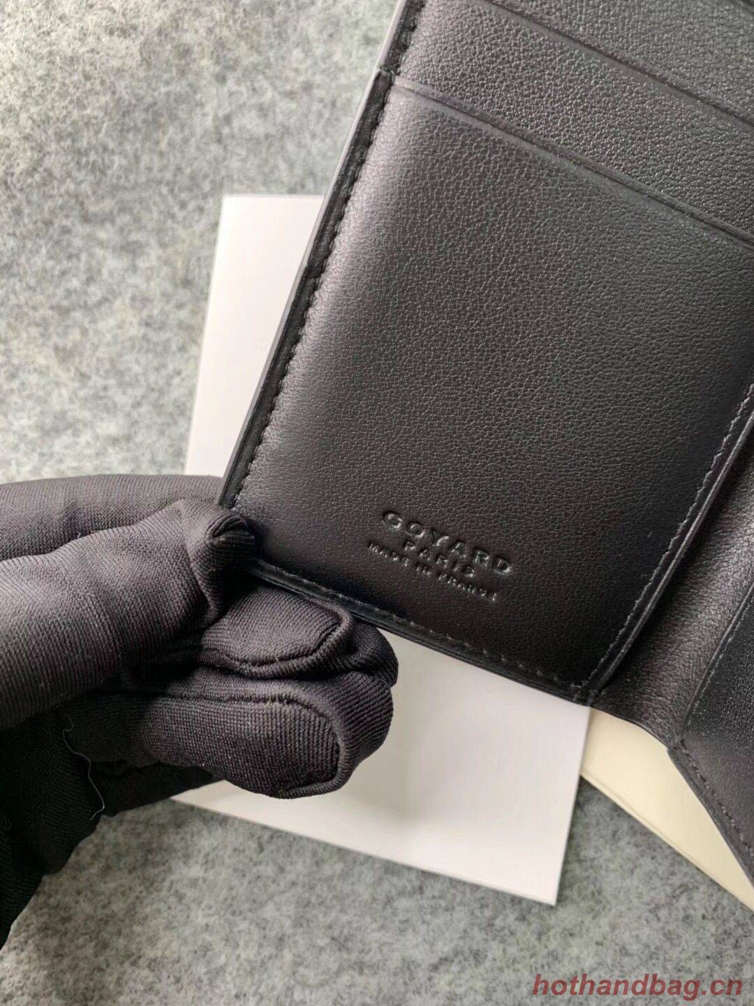 Goyard Wallet 9982 black Goyard Wallet 9982 black