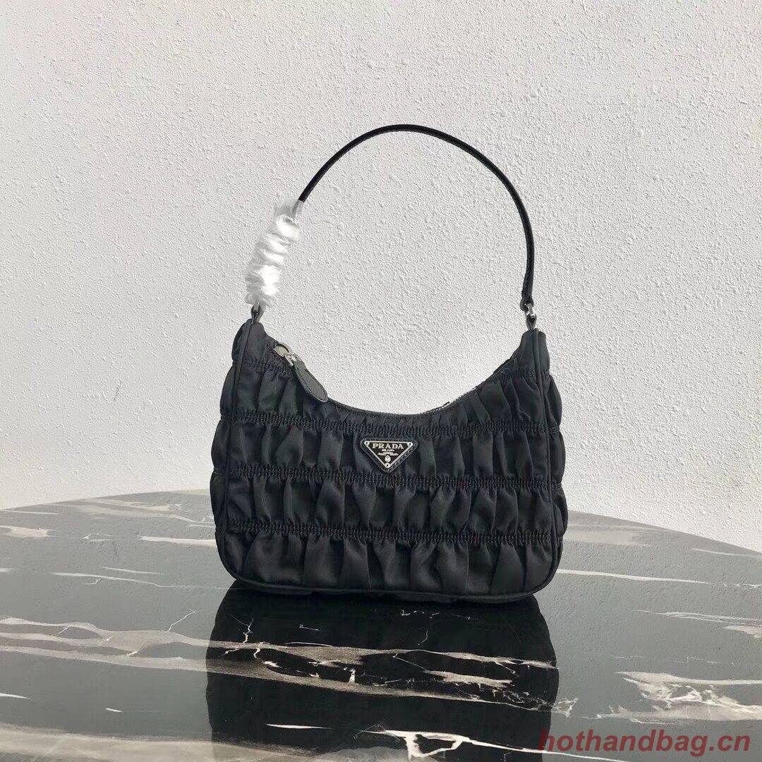 Prada Nylon and Saffiano leather mini bag 1NE204 black Prada Nylon and Saffiano leather mini bag 1NE204 black