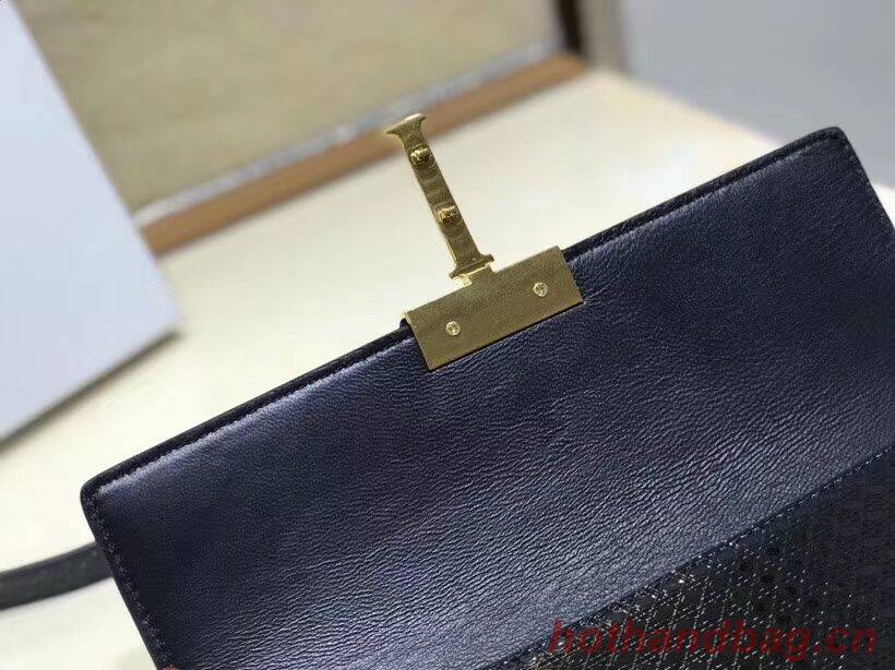 Dior 30 MONTAIGNE SMOOTH CALFSKIN FLAP BAG C9230 black Dior 30 MONTAIGNE SMOOTH CALFSKIN FLAP BAG C9230 black