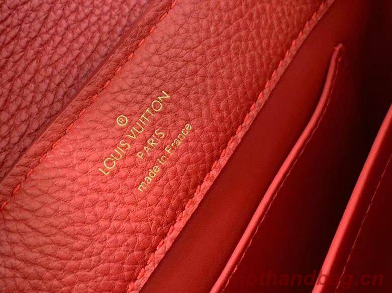 Louis Vuitton CAPUCINES PM Original Python Leather N80041 Red Louis Vuitton CAPUCINES PM Original Python Leather N80041 Red