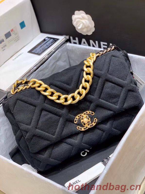 CHANEL 19 Flap Bag AS1160 AS1161 AS1162 Black CHANEL 19 Flap Bag AS1160 AS1161 AS1162 Black
