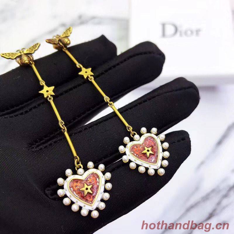 Dior Earrings DIOR4598 Red Dior Earrings DIOR4598 Red