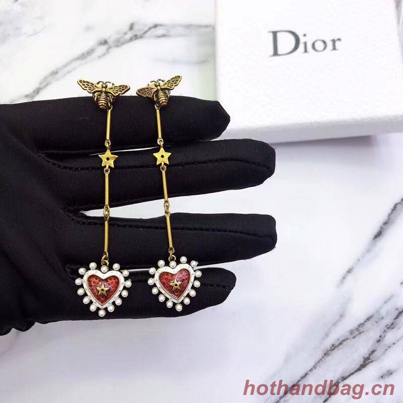 Dior Earrings DIOR4598 Red Dior Earrings DIOR4598 Red