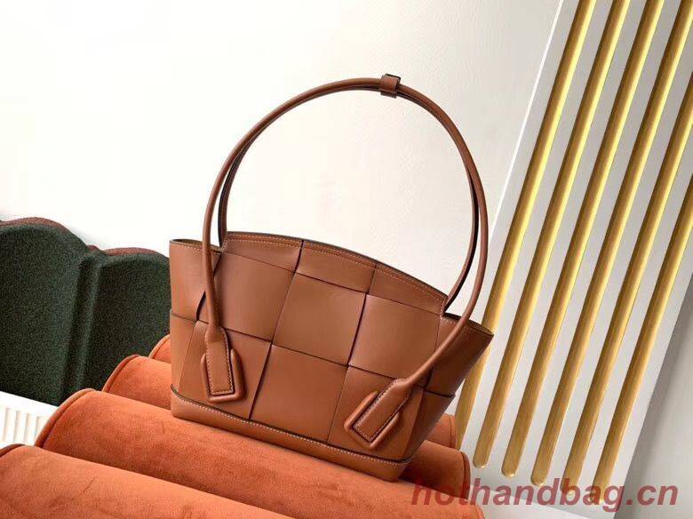 Bottega Veneta Original Weave Leather Arco Top Handle Bag 70013 Brown Bottega Veneta Original Weave Leather Arco Top Handle Bag 70013 Brown