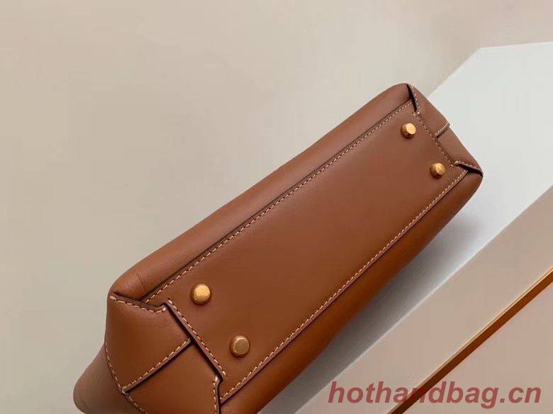 Bottega Veneta Original Weave Leather Arco Top Handle Bag 70013 Brown Bottega Veneta Original Weave Leather Arco Top Handle Bag 70013 Brown