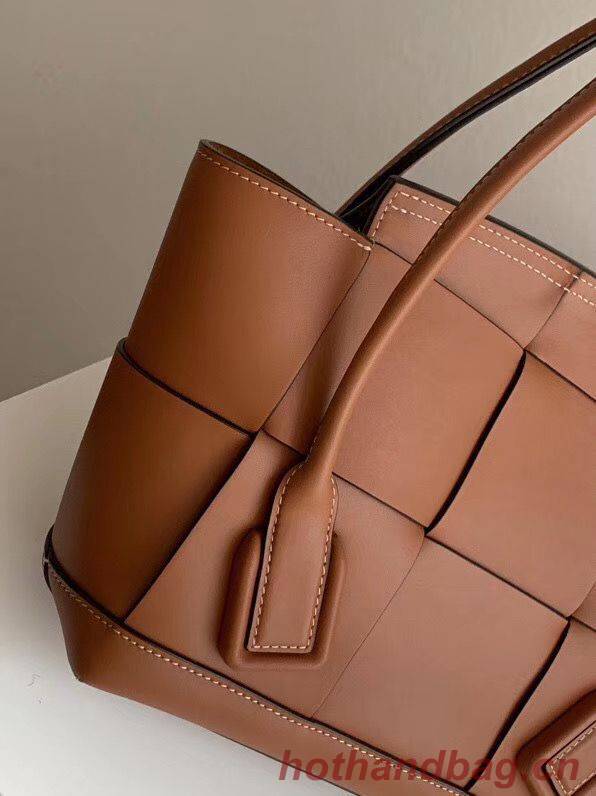 Bottega Veneta Original Weave Leather Arco Top Handle Bag 70013 Brown Bottega Veneta Original Weave Leather Arco Top Handle Bag 70013 Brown