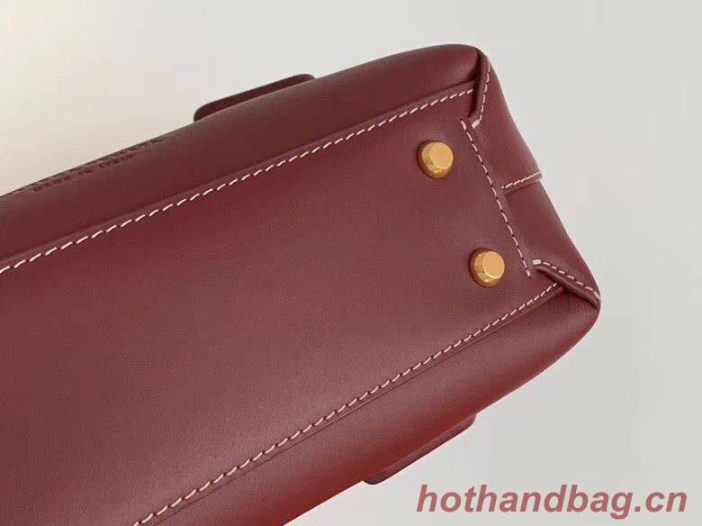 Bottega Veneta Original Weave Leather Arco Top Handle Bag 70013 Wine Bottega Veneta Original Weave Leather Arco Top Handle Bag 70013 Wine