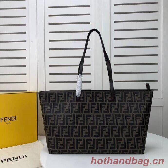 FENDI Shopper canvas bag F8008 brown FENDI Shopper canvas bag F8008 brown