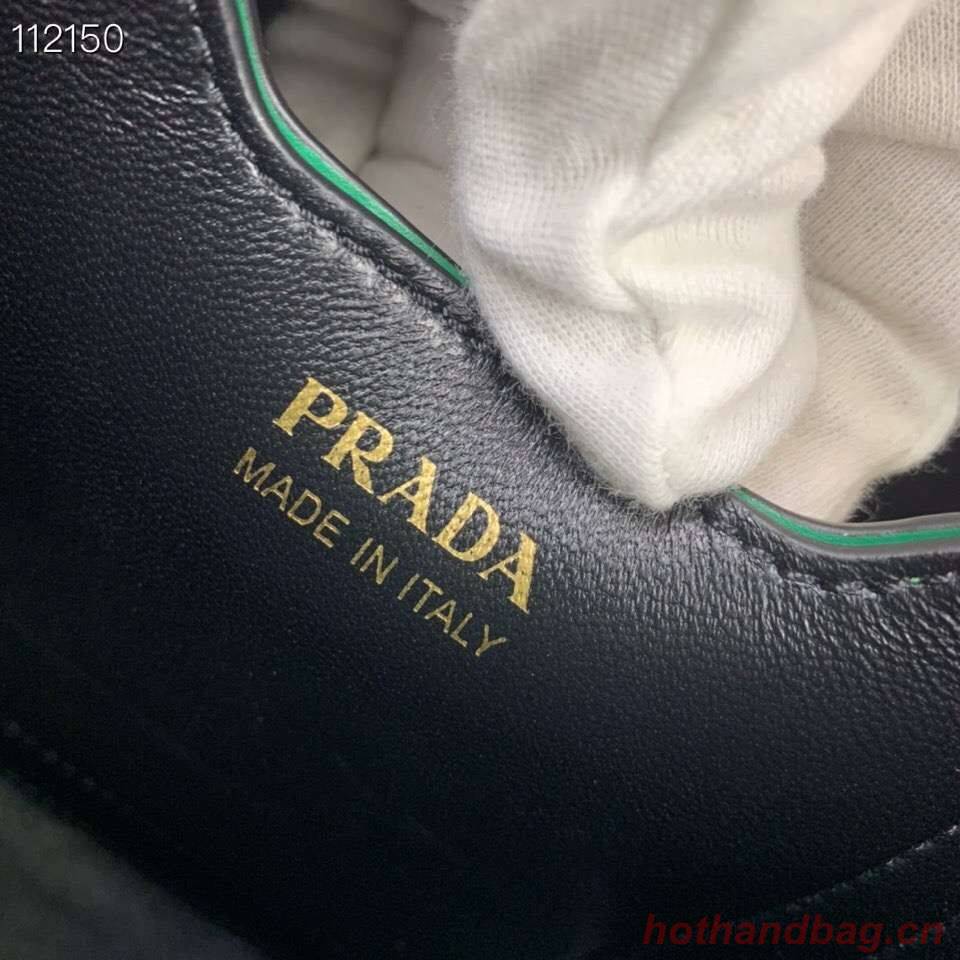 Prada Panier small Original Saffiano Bag 1BA217 Green Prada Panier small Original Saffiano Bag 1BA217 Green