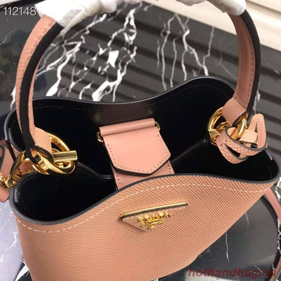 Prada Panier small Original Saffiano Bag 1BA217 Pink Prada Panier small Original Saffiano Bag 1BA217 Pink