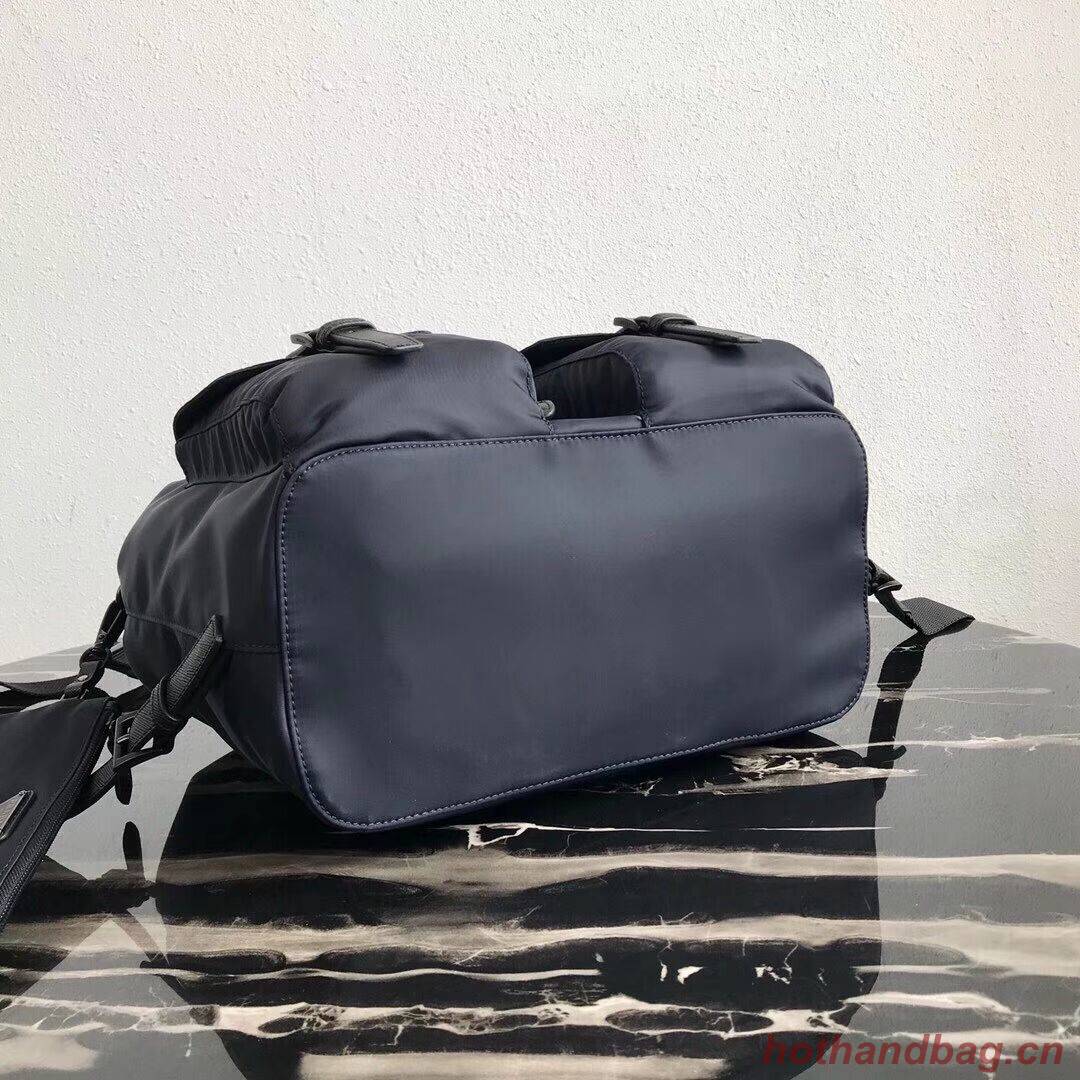 Prada Re-Nylon backpack 1BZ811 black&red Prada Re-Nylon backpack 1BZ811 black&red