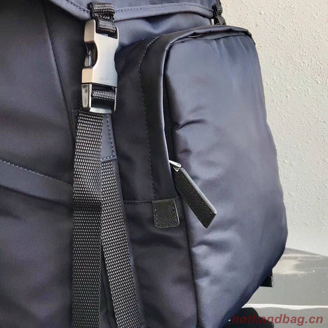 Prada Re-Nylon backpack 2VZ135 black&orange Prada Re-Nylon backpack 2VZ135 black&orange