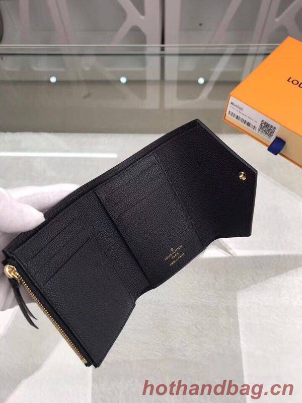 Louis Vuitton Original Monogram Empreinte Wallet M58439 black Louis Vuitton Original Monogram Empreinte Wallet M58439 black